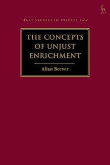 The Concepts of Unjust Enrichment cover