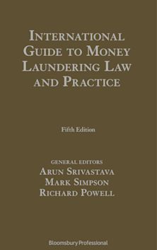 International Guide to Money Laundering Law and Practice cover