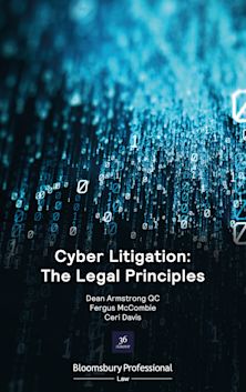 Cyber Litigation: The Legal Principles cover