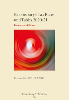 Tax Rates and Tables 2020/21: Finance Act Edition cover