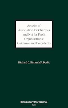 Articles of Association for Charities and Not for Profit Organisations: Guidance and Precedents cover