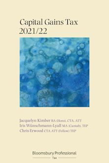 Bloomsbury Professional Capital Gains Tax 2021/22 cover
