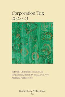 Bloomsbury Professional Corporation Tax 2022/23 cover