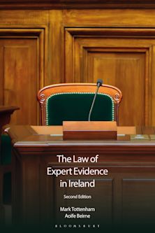 The Law of Expert Evidence in Ireland cover