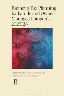 Rayney's Tax Planning for Family and Owner-Managed Companies 2025/26 cover