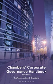 Chambers' Corporate Governance Handbook cover