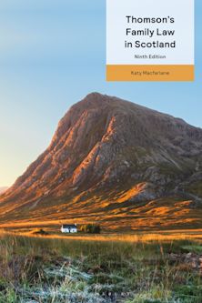 Thomson's Family Law in Scotland cover