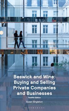 Beswick and Wine: Buying and Selling Private Companies and Businesses cover