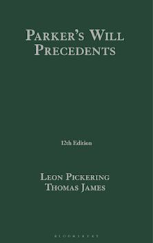 Parker’s Will Precedents cover