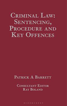 Criminal Law - Sentencing, Procedure and Key Offences cover