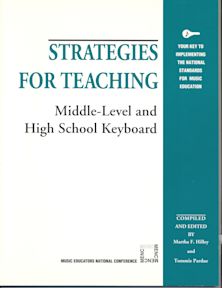 Strategies for Teaching Middle-Level and High School Keyboard cover
