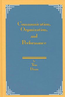 Communication, Organization, and Performance cover