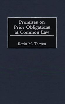 Promises on Prior Obligations at Common Law cover