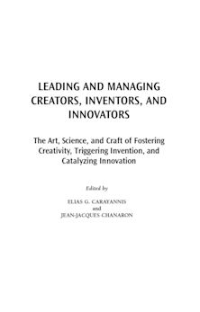 Leading and Managing Creators, Inventors, and Innovators cover