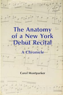 The Anatomy Of A New York Debut Recital cover