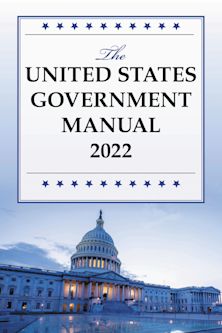 United States Government Manual 2022 cover