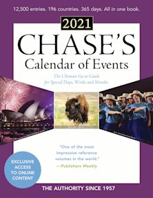 Chase's Calendar of Events 2021 cover