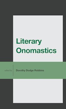 Literary Onomastics cover