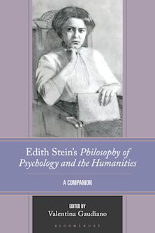 Edith Stein's Philosophy of Psychology and the Humanities cover