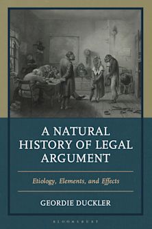 A Natural History of Legal Argument cover