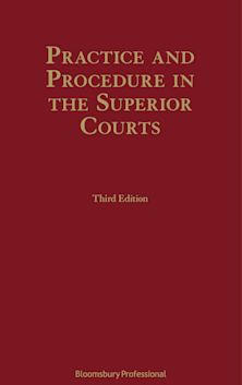 Practice and Procedure in the Superior Courts cover