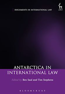 Antarctica in International Law cover