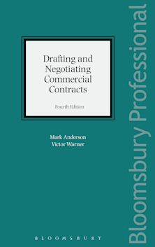 Drafting and Negotiating Commercial Contracts cover