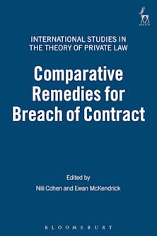 Comparative Remedies for Breach of Contract cover