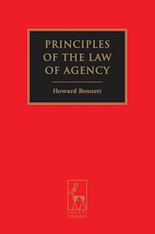 Principles of the Law of Agency cover