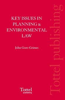 Key Issues in Planning and Environmental Law cover