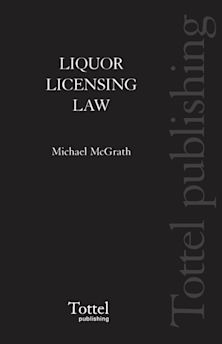 Liquor Licensing Law cover