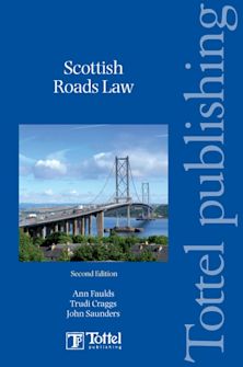 Scottish Roads Law cover