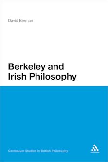 Berkeley and Irish Philosophy cover