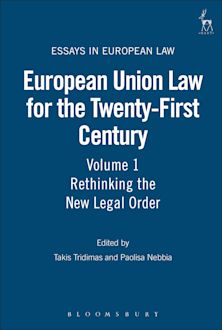 European Union Law for the Twenty-First Century: Volume 1 cover