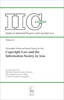 Copyright Law and the Information Society in Asia cover