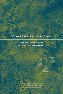 Consent in the Law cover