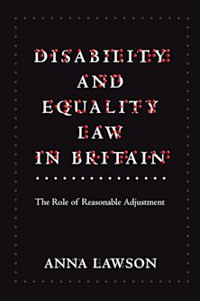 Disability and Equality Law in Britain cover