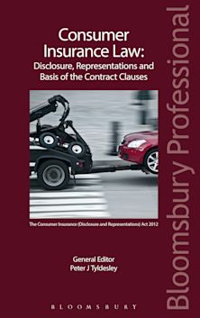 Consumer Insurance Law: Disclosure, Representations and Basis of the Contract Clauses cover