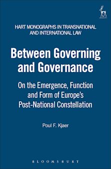Between Governing and Governance cover