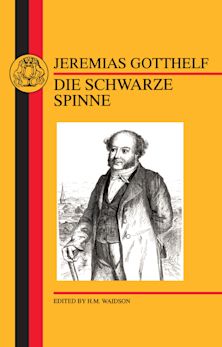 Gotthelf: Die Schwarze Spinne cover