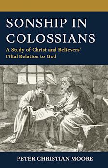 Sonship in Colossians cover