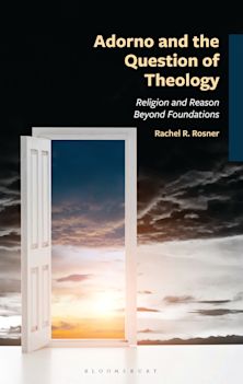 Adorno and the Question of Theology cover