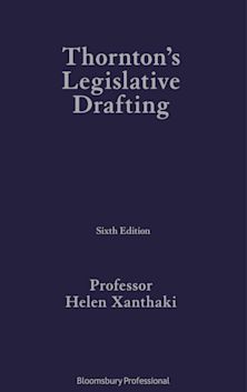 Thornton's Legislative Drafting cover