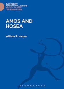 Amos and Hosea cover