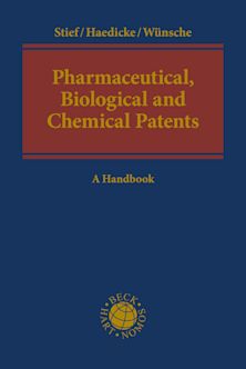 Pharmaceutical, Biological and Chemical Patents cover