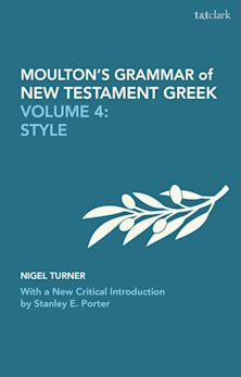 Moulton's Grammar of New Testament Greek cover