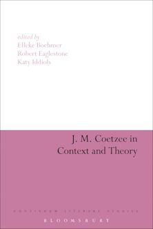 J. M. Coetzee in Context and Theory cover