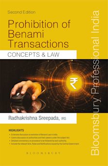 Prohibition of Benami Transactions – Concepts & Law cover