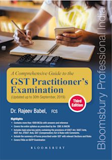 A Comprehensive Guide to the GST Practitioner’s Examination with MCQs cover