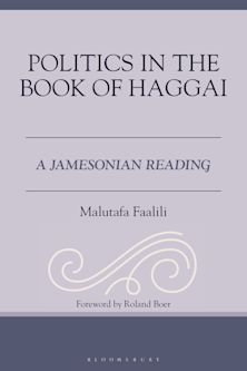 Politics in the Book of Haggai cover